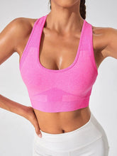 Load image into Gallery viewer, Racer Back Crop Sports Bra
