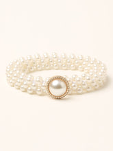 Load image into Gallery viewer, Faux Pearl Decor Belt
