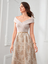 Load image into Gallery viewer, Off Shoulder Dress Without Belt
