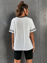 Load image into Gallery viewer, Letter Graphic Tee &amp; Shorts
