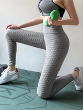 Load image into Gallery viewer, Scrunch Butt Honeycomb Textured Sports Leggings
