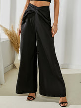 Load image into Gallery viewer, Criss Cross Front Wide Leg Pants
