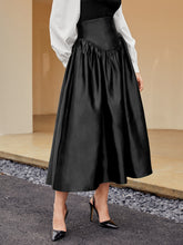Load image into Gallery viewer, High Waist Satin Skirt Without Belt
