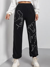 Load image into Gallery viewer, Figure Graphic Elastic Waist Sweatpants
