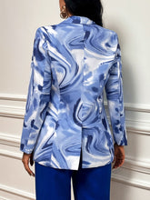 Load image into Gallery viewer, Allover Print Single Breasted Blazer
