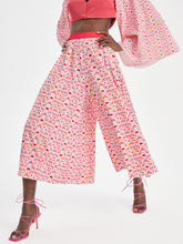Load image into Gallery viewer, Plaid &amp; Animal Print Pleated Wide Leg Pants
