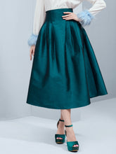 Load image into Gallery viewer, High Waist Pleated Skirt
