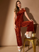 Load image into Gallery viewer, One Shoulder Wide Leg Jumpsuit
