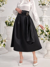 Load image into Gallery viewer, High Waist Buckled Detail Skirt
