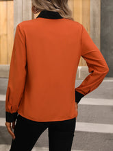 Load image into Gallery viewer, Color Block Button Front Shirt
