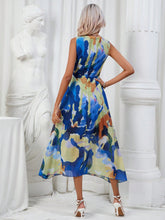 Load image into Gallery viewer, Allover Print Ruched Front Dress
