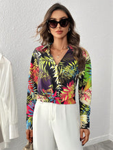Load image into Gallery viewer, Tropical Print Button Front Shirt
