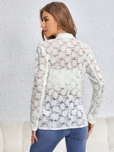 Load image into Gallery viewer, Lapel Collar Lace Blazer
