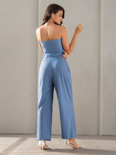 Load image into Gallery viewer, Solid Tube Top &amp; Wide Leg Pants
