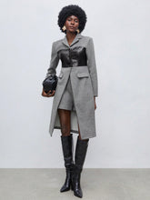 Load image into Gallery viewer, Two Tone Button Front Overcoat
