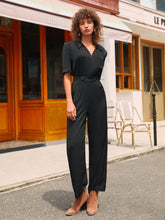 Load image into Gallery viewer, Solid Button Front Shirt Jumpsuit

