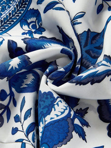 Floral Print Lantern Sleeve Knot Side Wrap Dress