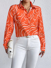 Load image into Gallery viewer, Allover Print Button Front Shirt
